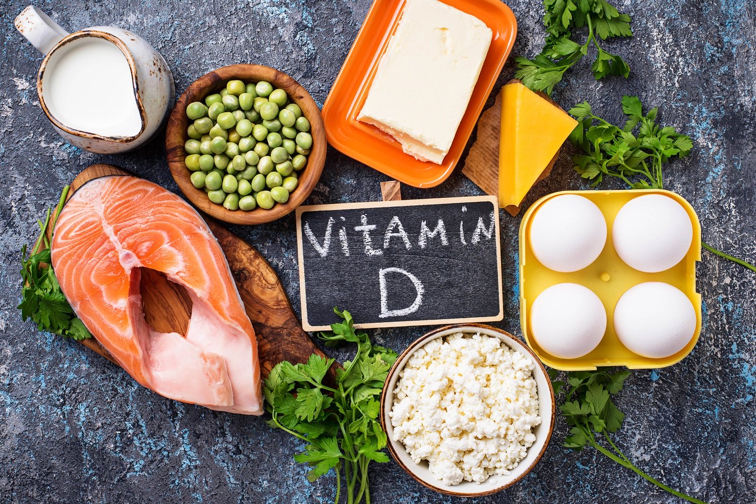 Zdroje z potravín obsahujúce vitamín D