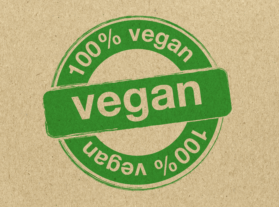 100% vegan protein nálepka zelená-alt