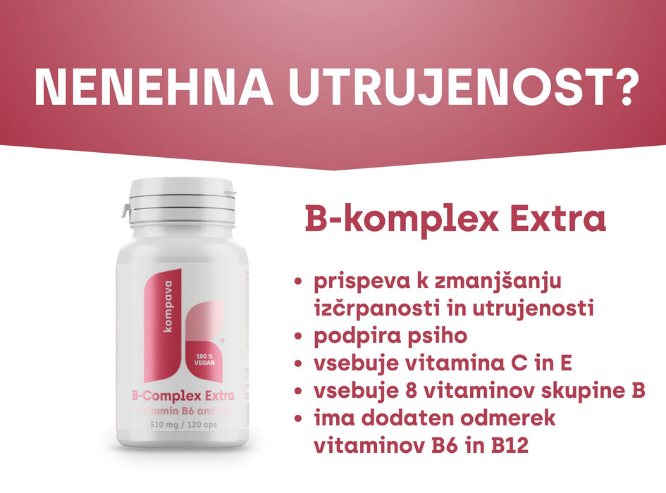 stalna utrujenost, b-kompleks extra kompava-alt