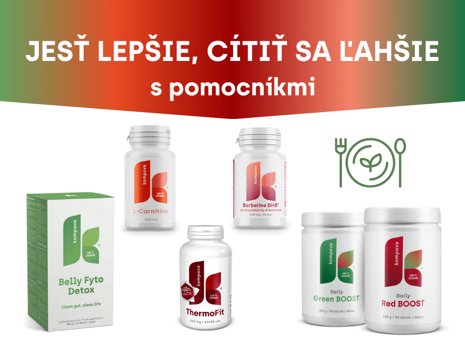 Jesť lepšie, cítiť sa ľahšie s pomocníkmi Kompava-alt