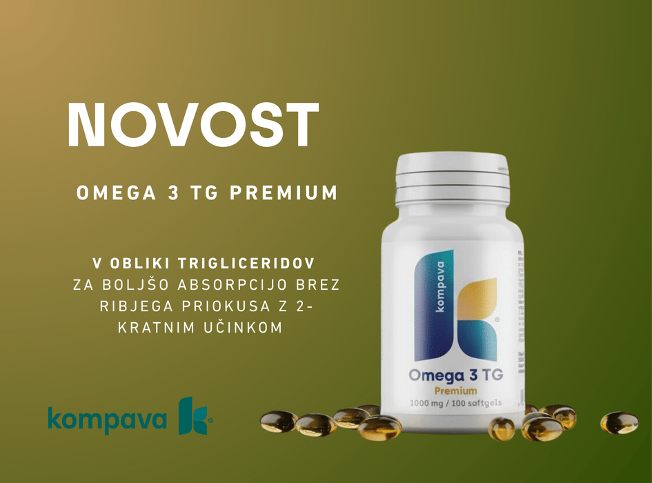 novinka omega 3 TG Premium kompava koláž
