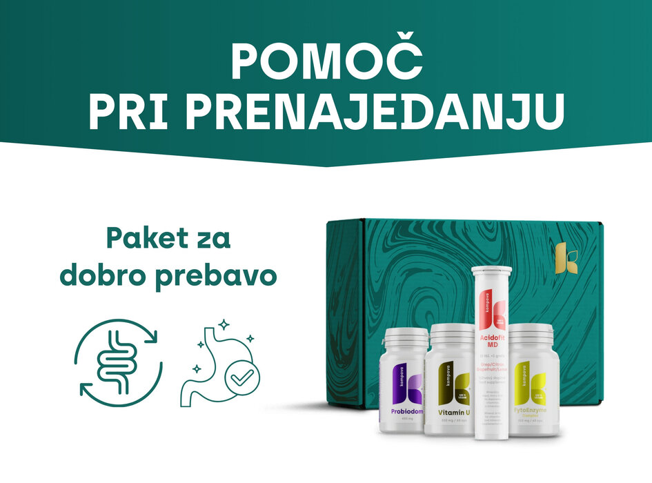pomoč pri prenajedanju, balík pro dobré trávení Kompava-alt