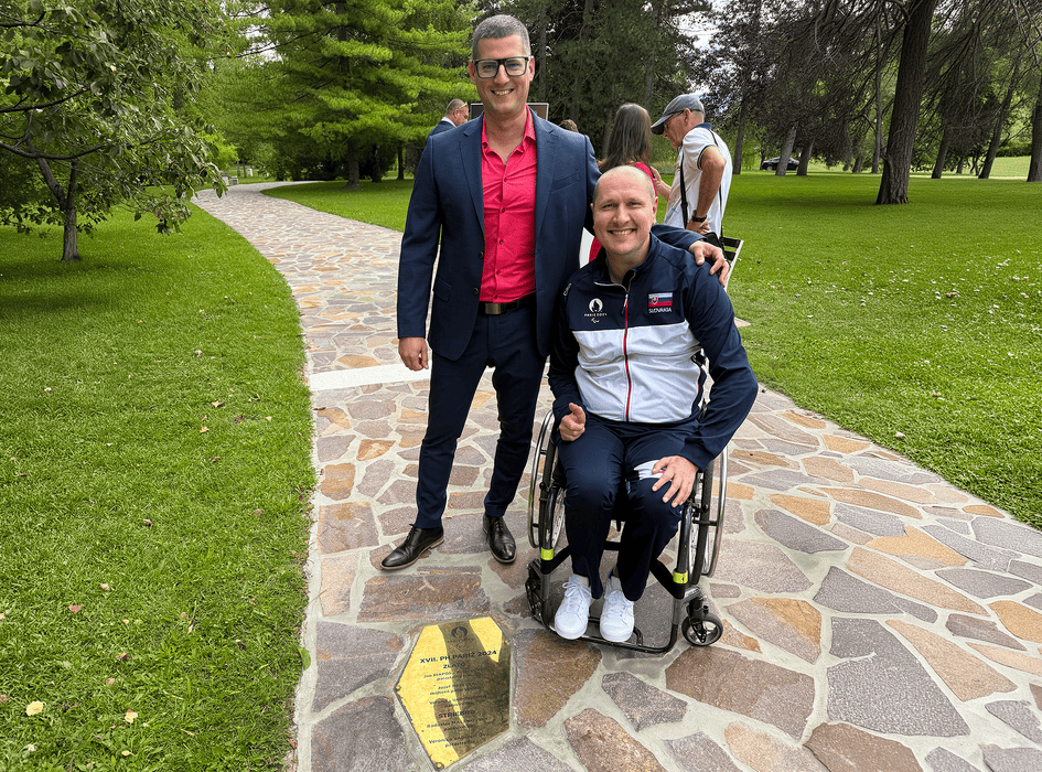 Kompava na stretnutí s paralympionikmi