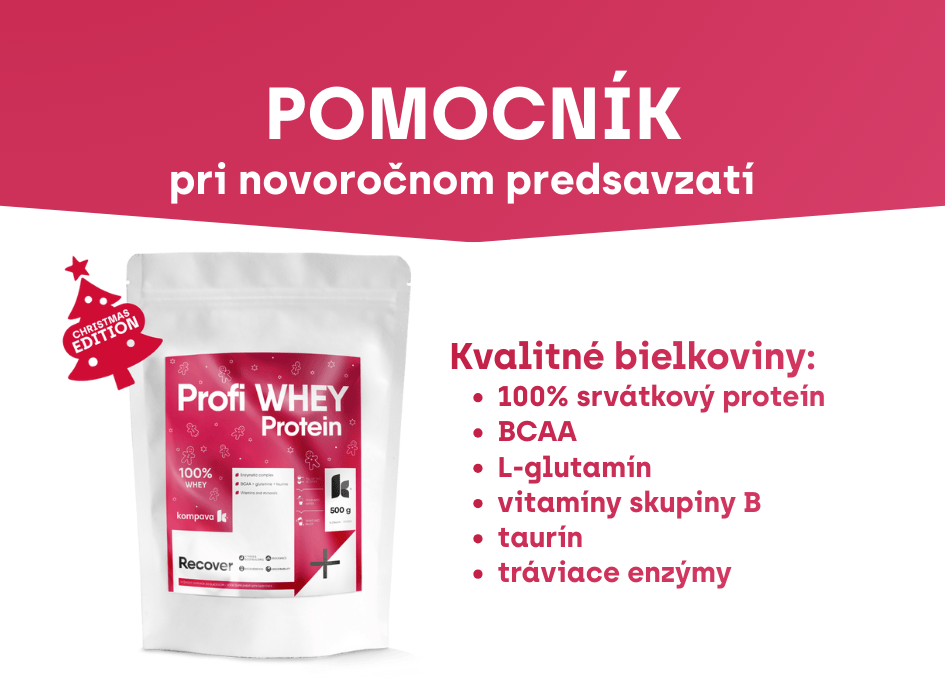 Pomocník pri novoročnom predsavzatí Profi WHEY Protein Kompava-alt