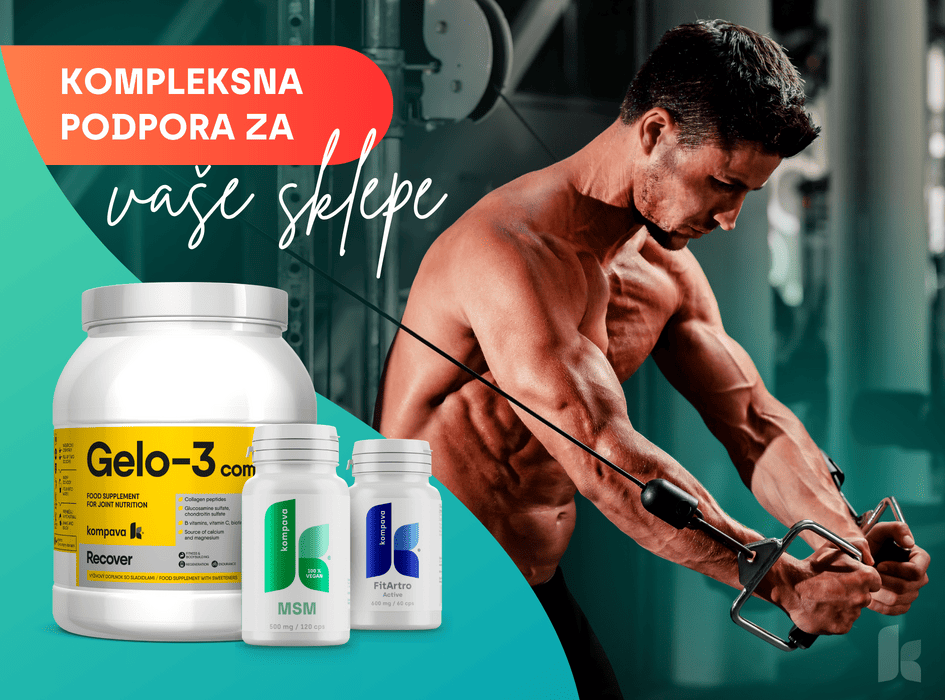 Paket za obremenjene sklepe od Kompavy