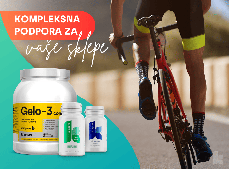 Paket za obremenjene sklepe od Kompave, prehrana za sklepe