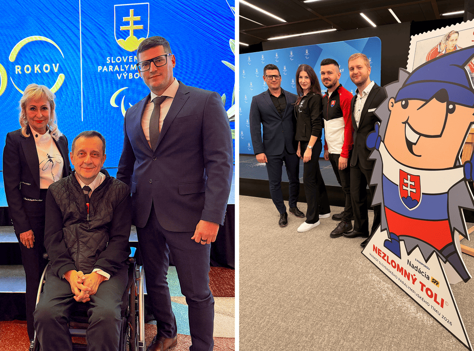 Kompava a Slovenský paralympijský výbor