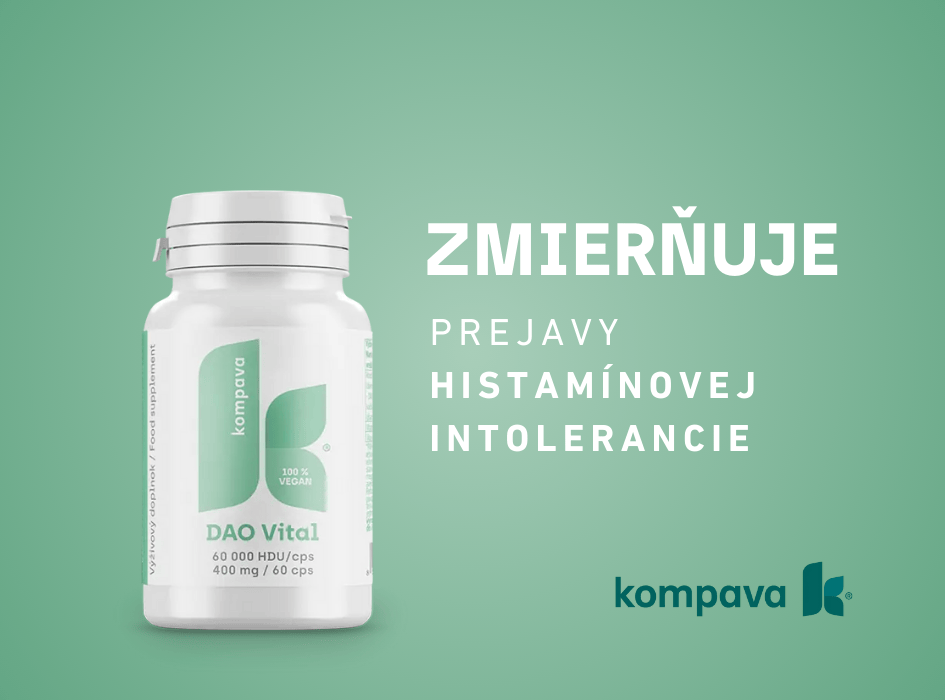 dao vital zmierňuje histamínovú intoleranciu