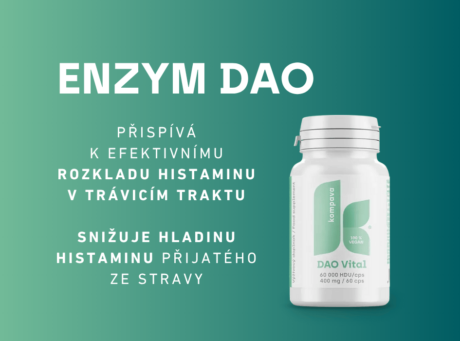 enzym dao novinka na odbouraní histaminu