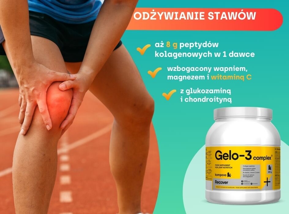 Kompleksowe odżywienie stawów firmy Kompava, Gelo-3 Complex 