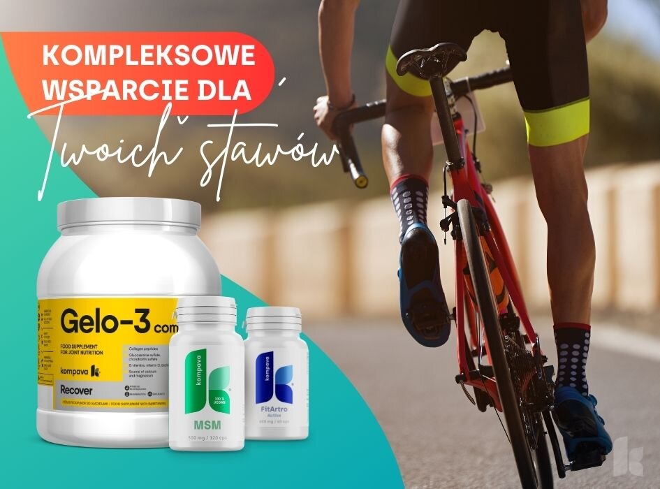 Pakiet na obciążone stawy firmy Kompava, odżywka na stawy