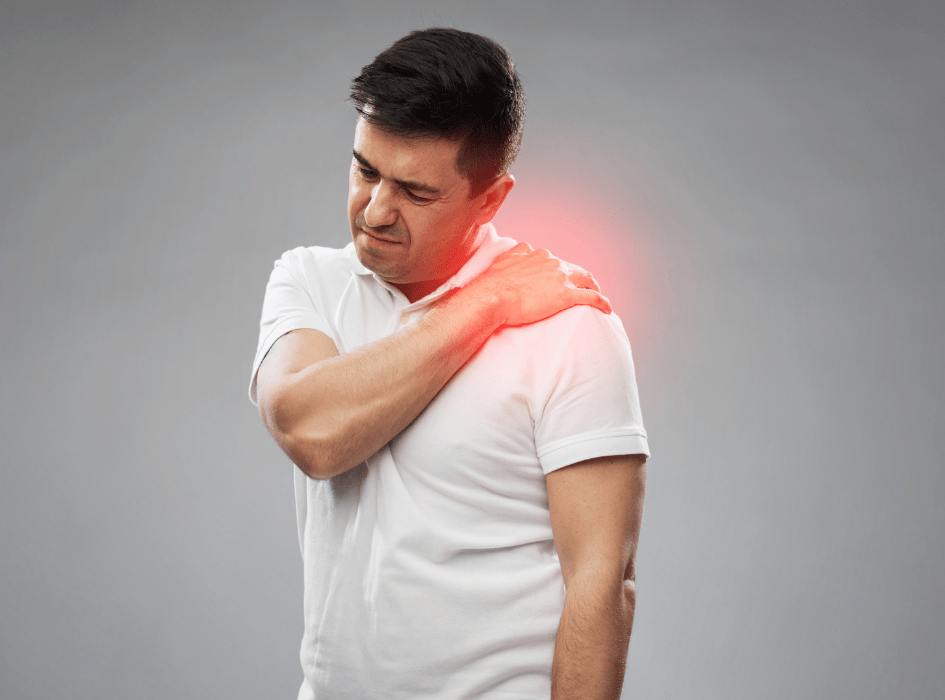 Bolest ramene u muže jako důsledek zanícených kloubů