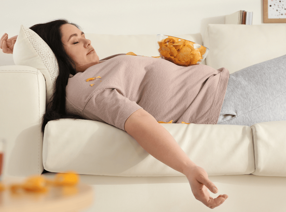 Zápal v tele, nadváha, sedavý spôsob života a spracované potraviny ako rizikové faktory.