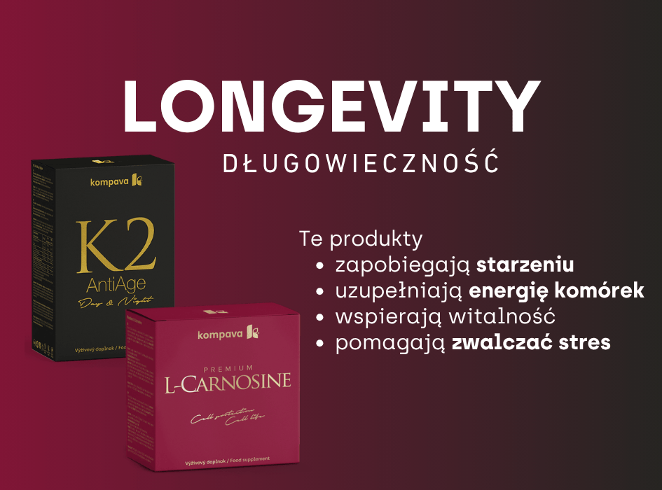 Longevity - długowieczność K2 i L-karnozyna-alt