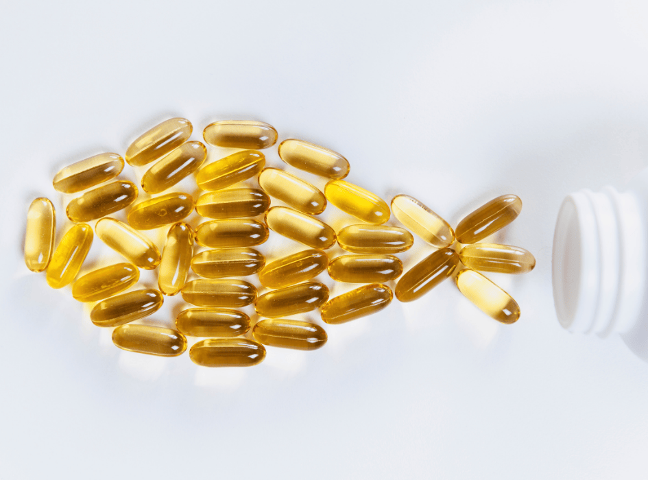 omega3 v tvare ryby a dóza