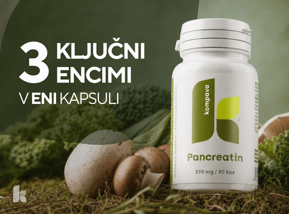 Prehransko dopolnilo pankreatin, pankreatin od Kompavy