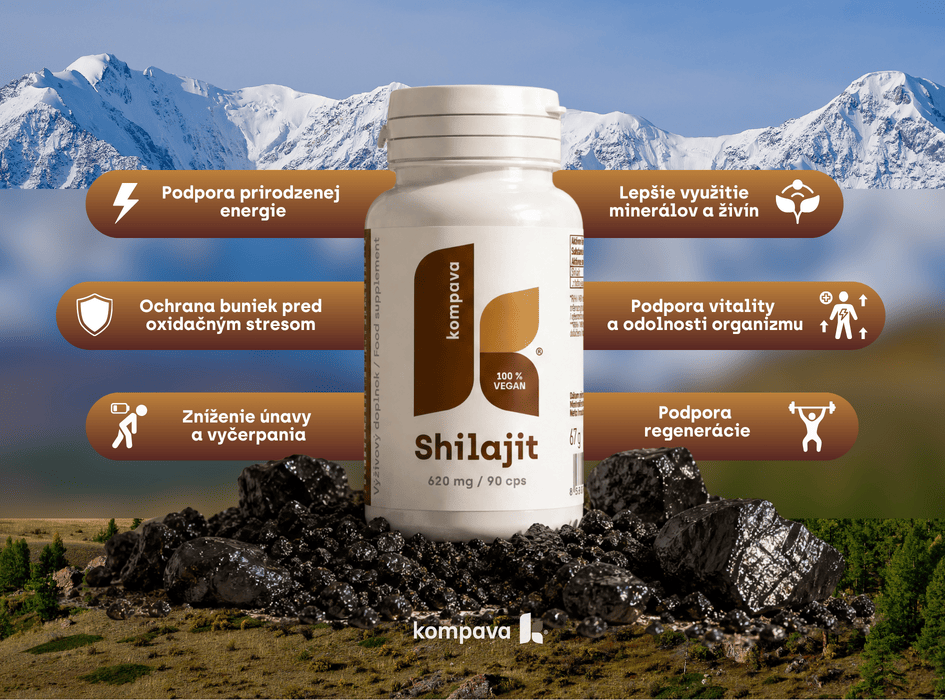 Kvalitný shilajit od Kompavy