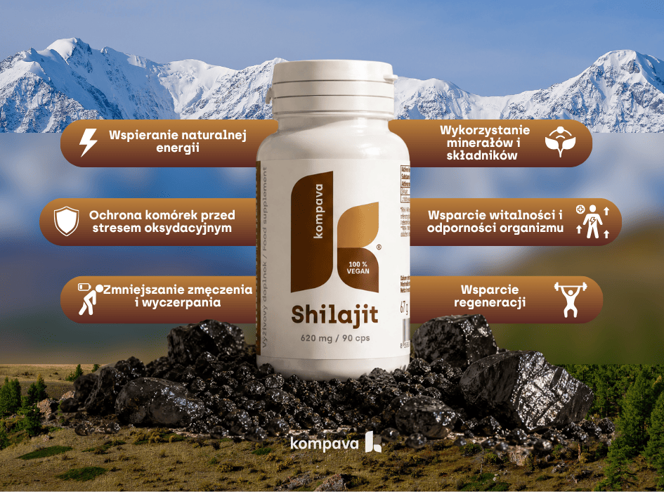 Wysokiej jakości shilajit od Kompava