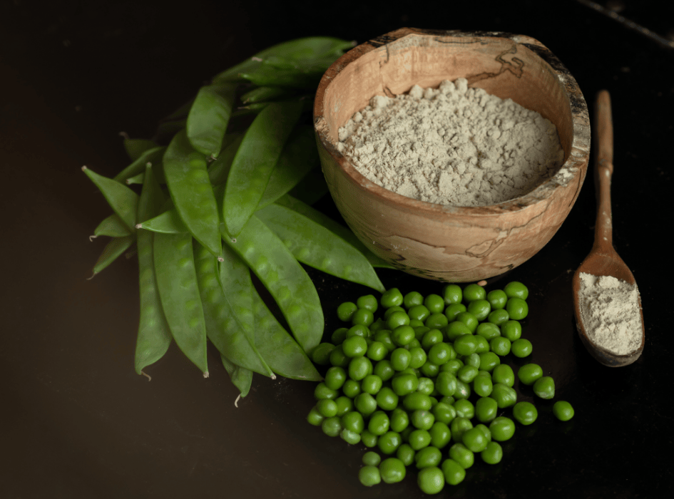 vegan protein prášek a hrách a lusky hrachu-cz-alt