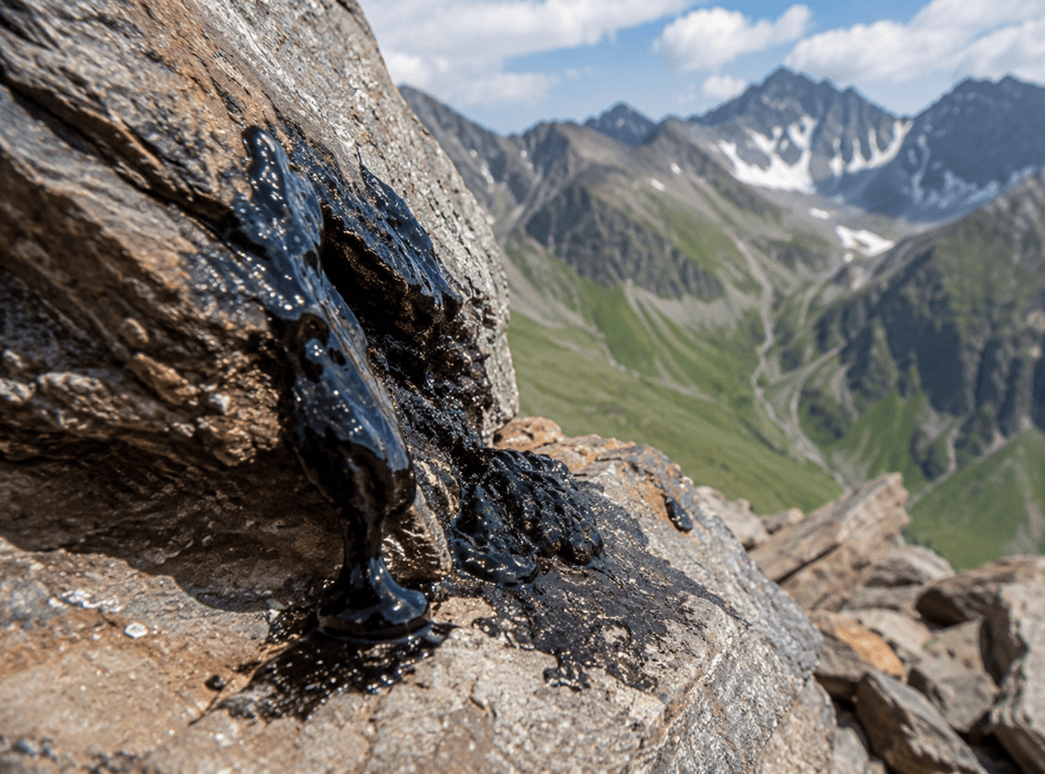 Vzácny prírodní komplex z horských oblastí Shilajit