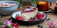 Świąteczne wypieki - Sernik z owocami