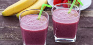 Čučoriedkovo-jogurtový koktail s proteínom