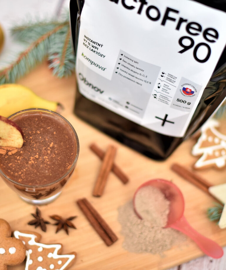 Bezlaktózové perníkové smoothie s LactoFree 90