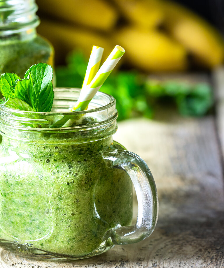 Zielone Smoothie z białkiem 