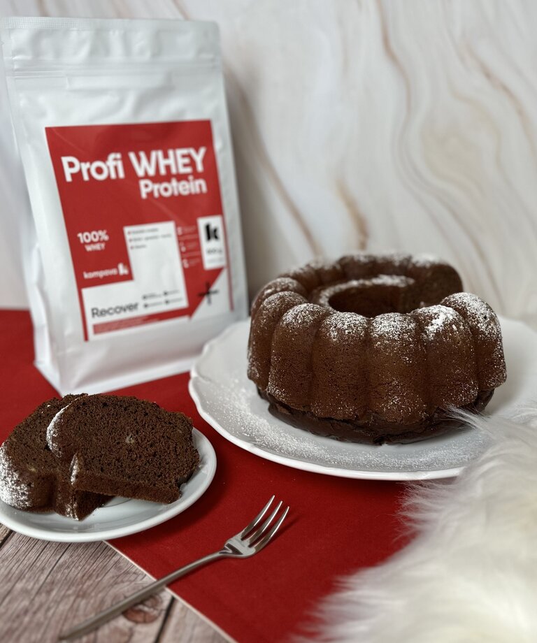 Białkowe ciasto czekoladowo-bananowe na bazie kefiru