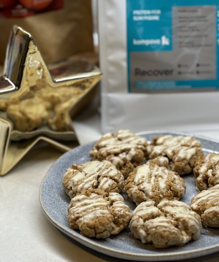 Skořicové proteinové cookies