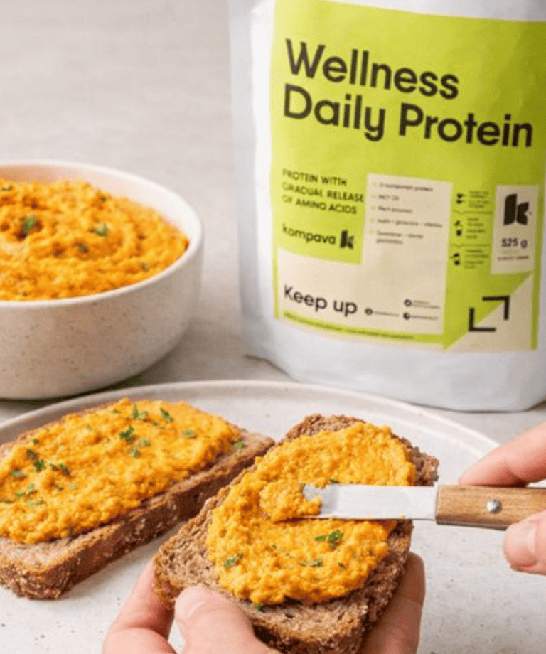 Mrkvová nátierka (Carrot spread) s proteínom