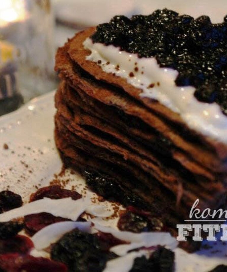 Borovničeve palačinke s proteini