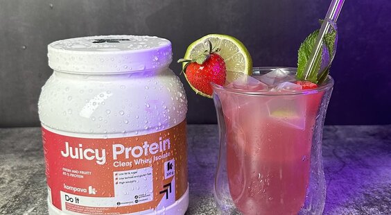 Osvěžující ovocná limonáda plná bílkovin díky JUICY Proteinu