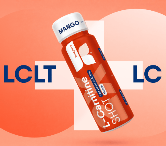 L-Carnitine Shot Mango 60 ml obsahuje formy L karnitinu LC a LCLT v tekutej forme s prichutou mango KOMPAVA