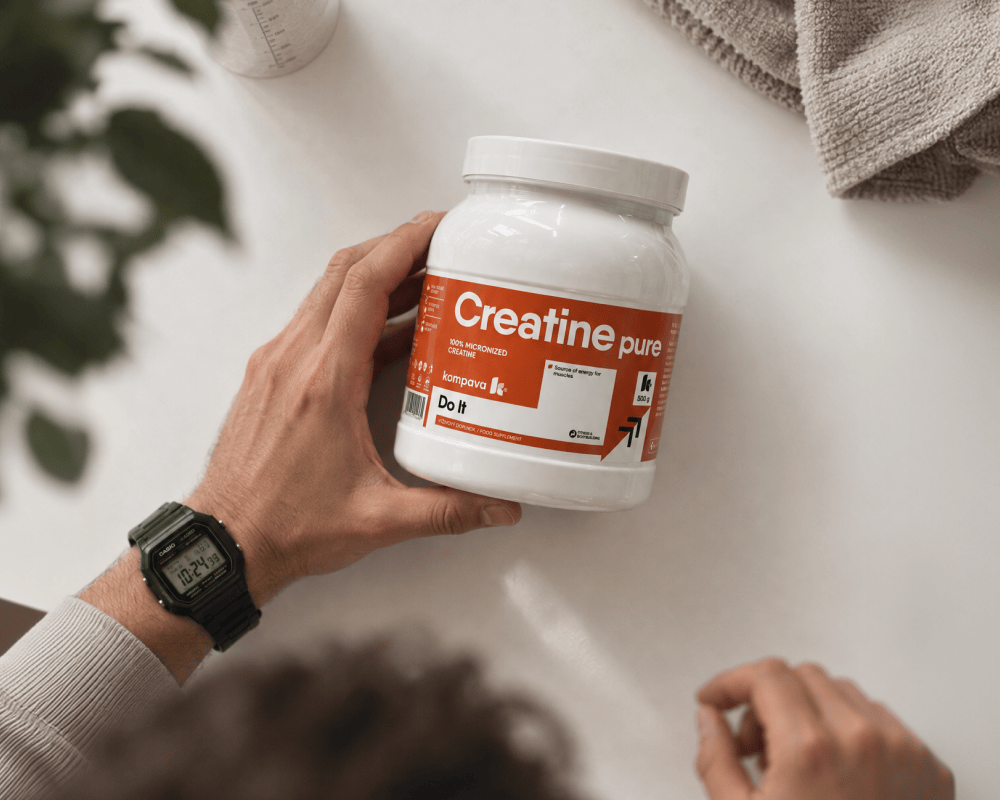 Creatine Pure jest odpowiedni do sportów siłowych i wymagających eksplozywności, wymagającej pracy umysłowej oraz dla osób starszych – KOMPAVA