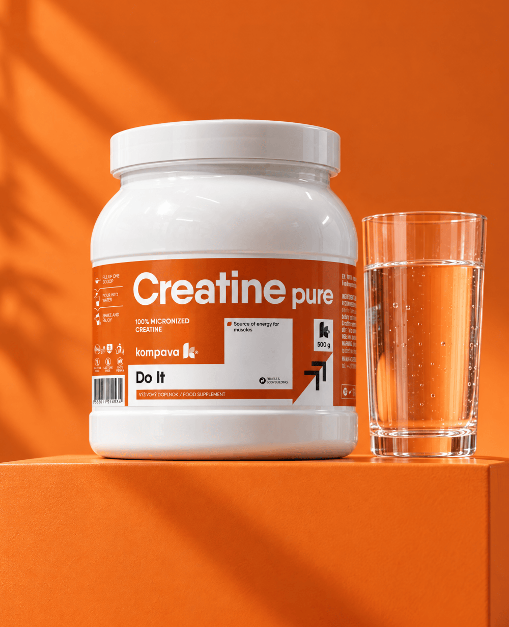 Kako deluje Creatine Pure – kreatin dopolnjuje energijske zaloge v mišicah ter podpira moč in zmogljivost – KOMPAVA