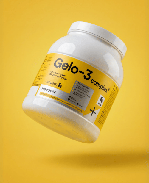 Gelo-3 Complex znamke KOMPAVA s kolagenskimi peptidi za podporo sklepov