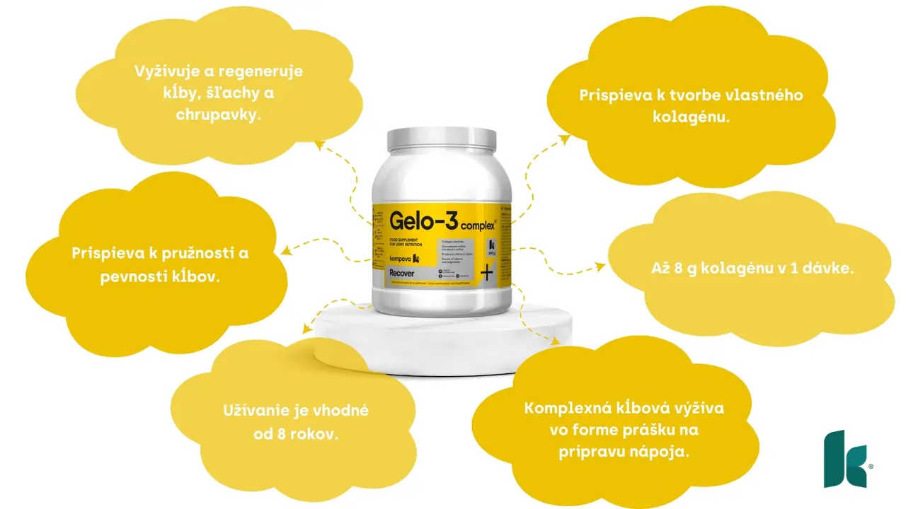 Komava Gelo-3 complex kĺbová výživa účinky a fakty