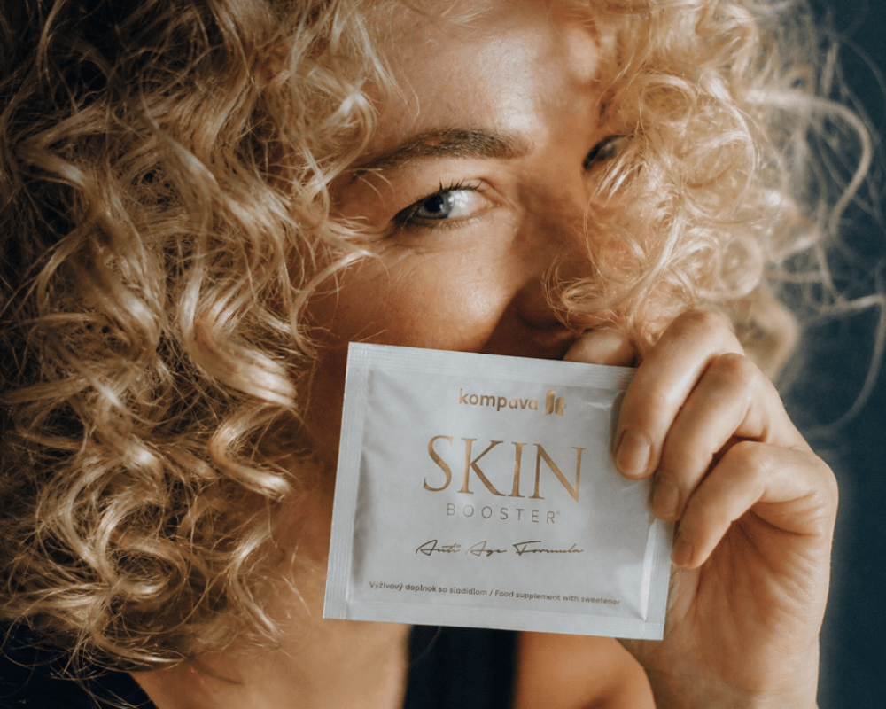 Skin Booster® – anti age péče o pleť, vlasy a nehty ve formě chutného nápoje – KOMPAVA
