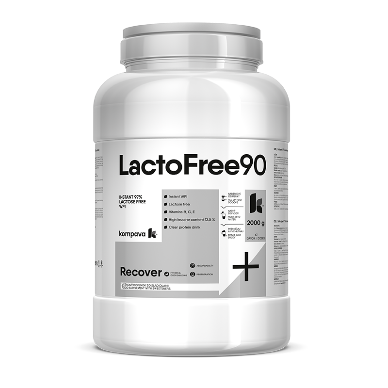 Kompava LactoFree 90 2000 g/66 dávek, čokoláda-banán