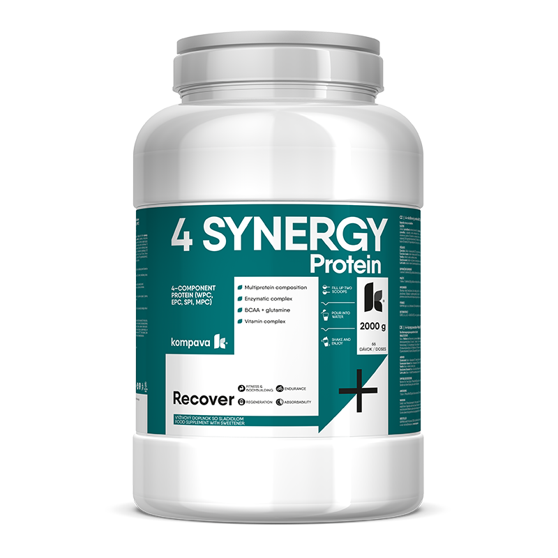 Kompava 4 SYNERGY Protein 2000 g/66 dávok, čokoláda/banán