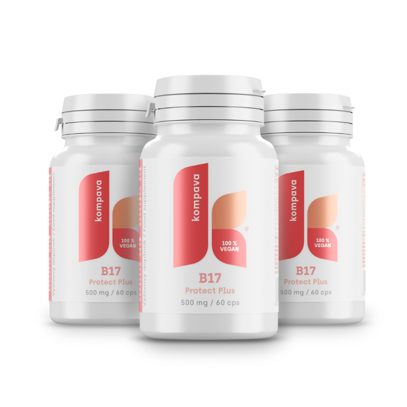 Levně Kompava 3-balení B17 Protect Plus 500mg / 60 kps