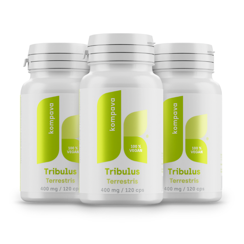 Levně Kompava 3-balení Tribulus Terrestris 400 mg/120 kps