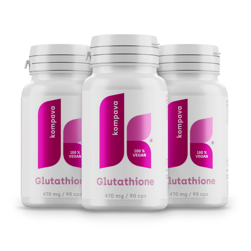 Levně Kompava 3-balení Glutatione 470mg/90kps