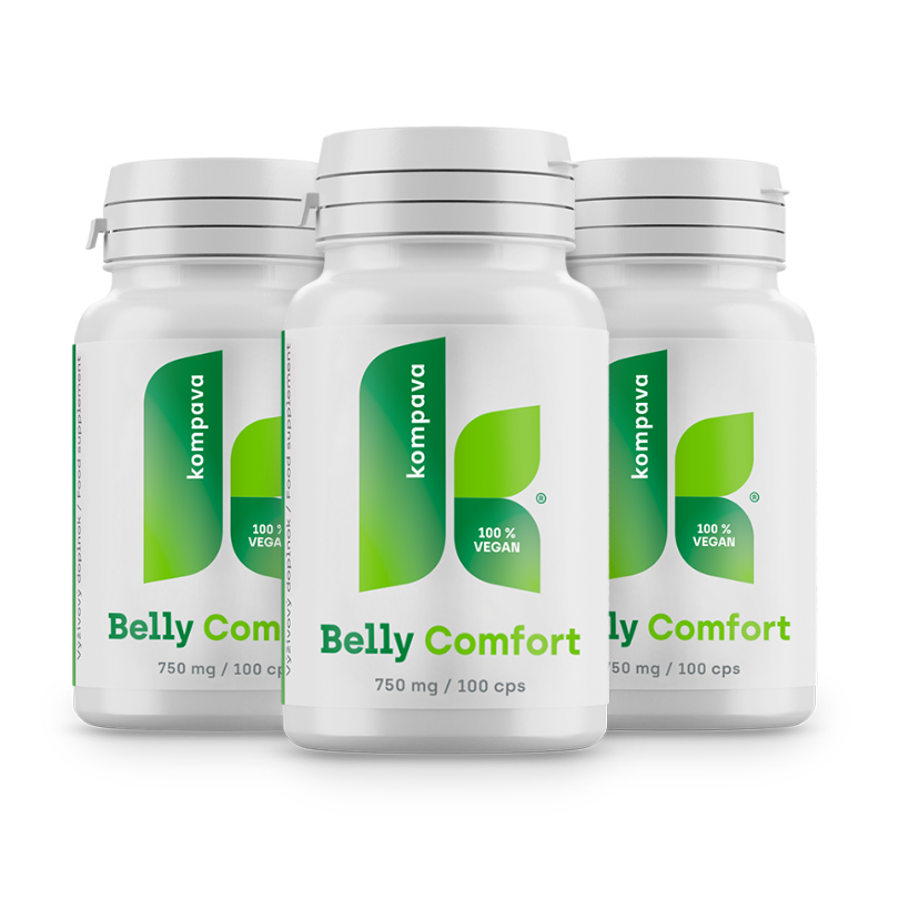 3-balenie Belly Comfort 750 mg/100 kps