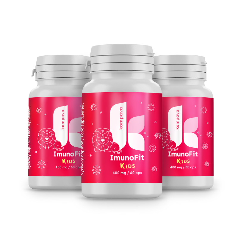 Levně Kompava ImunoFit Kids 400mg / 60 kps