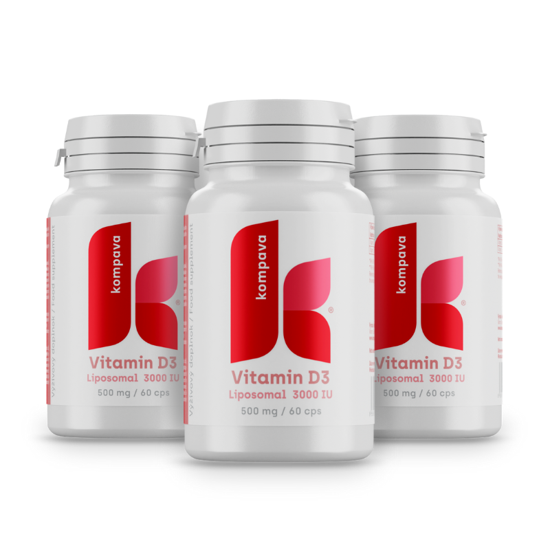 Kompava 3-balenie Vitamin D3