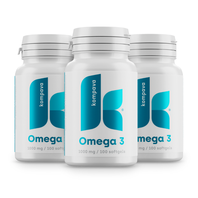 3-balenie  Omega-3 1000 mg/100 kps