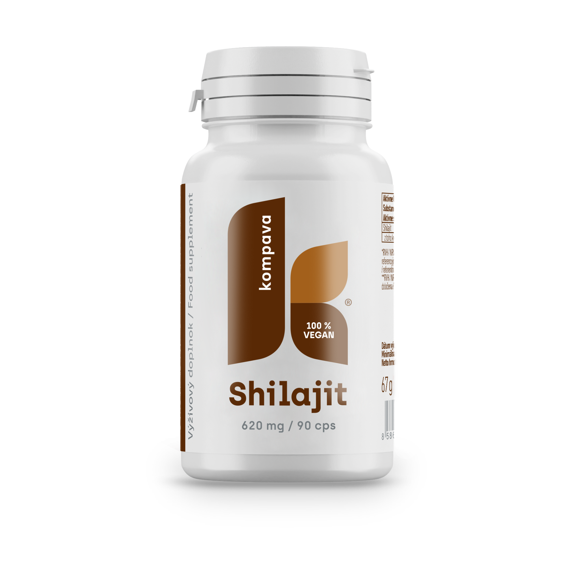 Kompava Shilajit 620 mg/90 kps