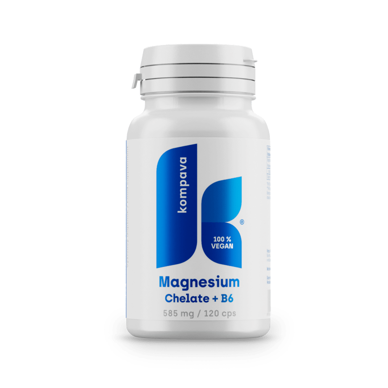 Kompava Magnézium chelát 585 mg/120 kps